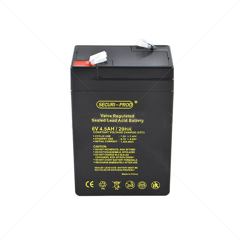 Securi-Prod 6V 4.5Ah Battery Sealed Lead Acid