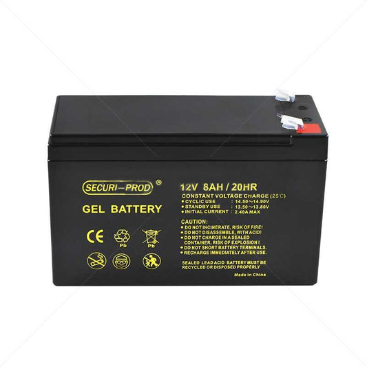Securi-Prod 12V  8Ah GEL Battery