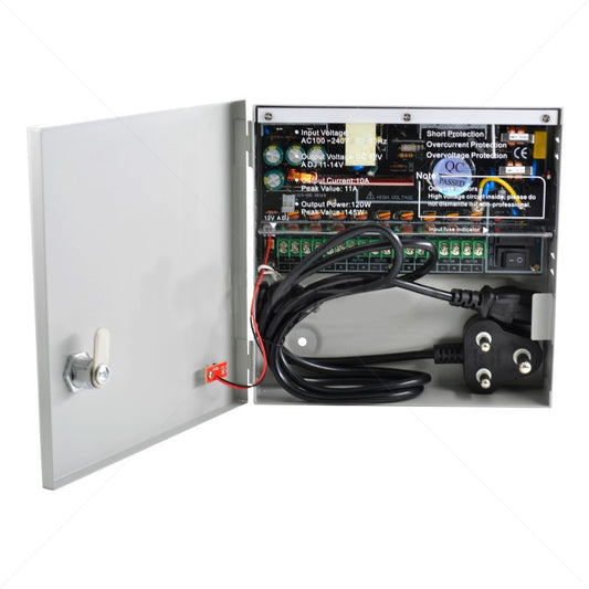 Securi-Prod CCTV Power Supply Distribution Box 9-Way 10Amp