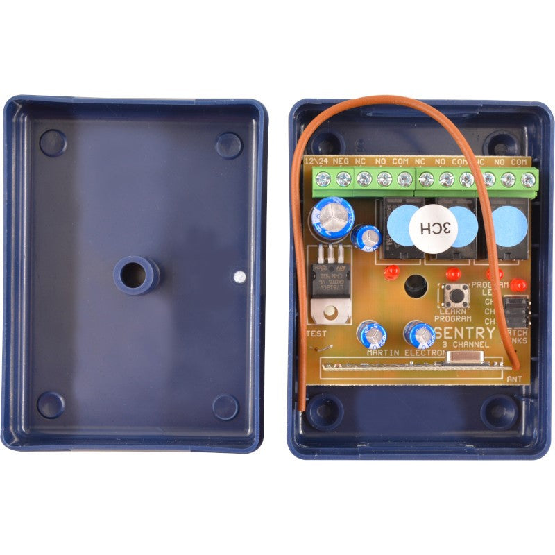 Sentry 3Ch Code Hopping Receiver 433MHz