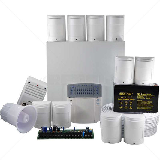 Paradox Spectra SP6000 K32 KP Kit with 10x 476 PRO Pirs PA9125
