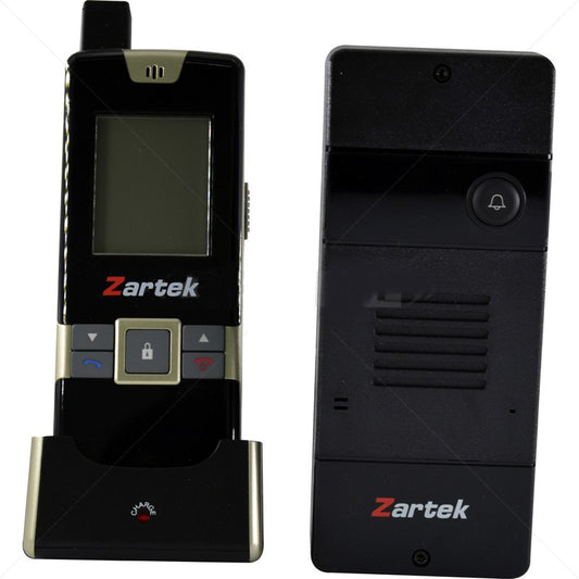Zartek ZA-650 1 Button Digital Wireless Intercom Kit with PSU