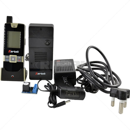 Zartek ZA-650 1 Button Digital Wireless Intercom Kit with PSU